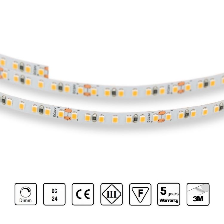 STRIP LED 24V 210 LED/m 14,4W/m CRI 90 5mm