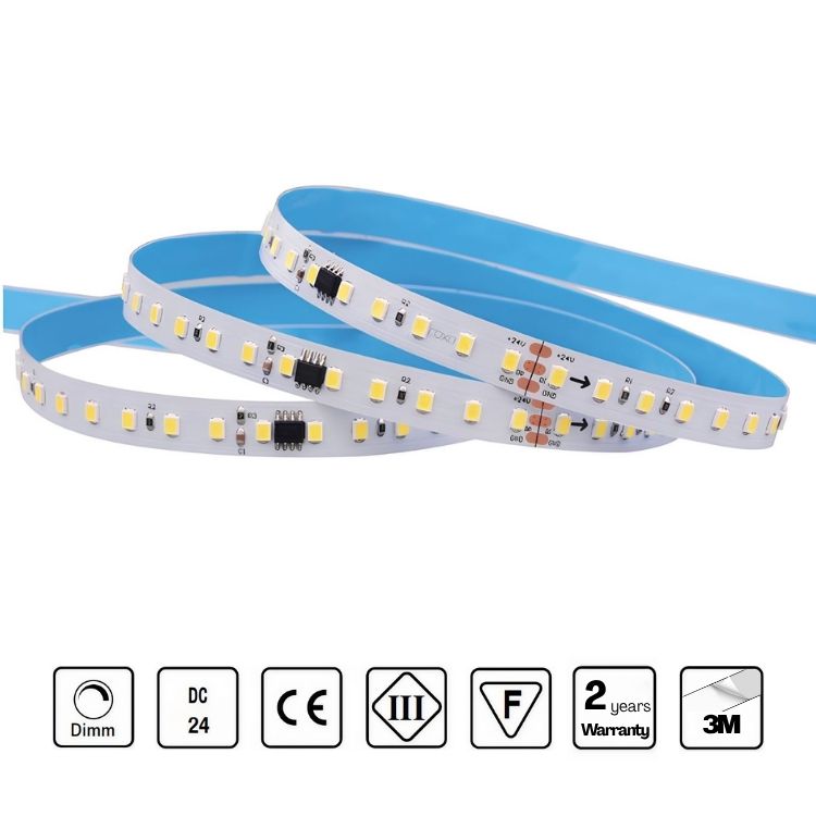 STRIP LED 24V 120 LED/m 9,0W/m CRI 80