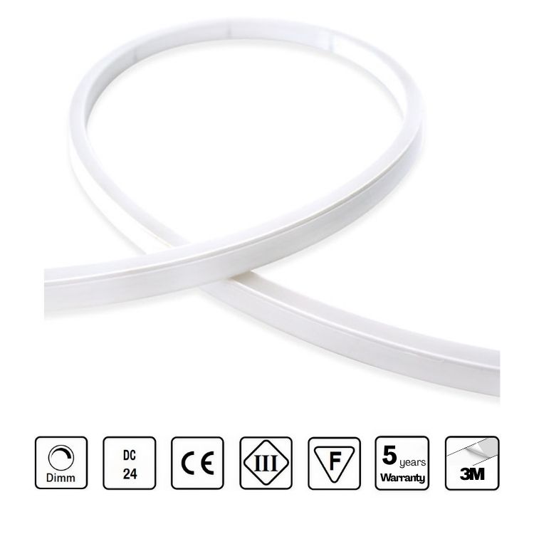 STRIP LED 24V 140 LED/m 9,6W/m CRI 80 IP65