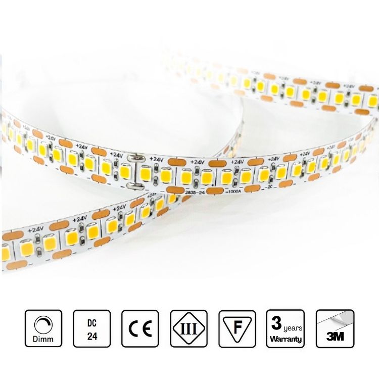 STRIP LED 24V 200 LED/m 19,6W/m CRI 90