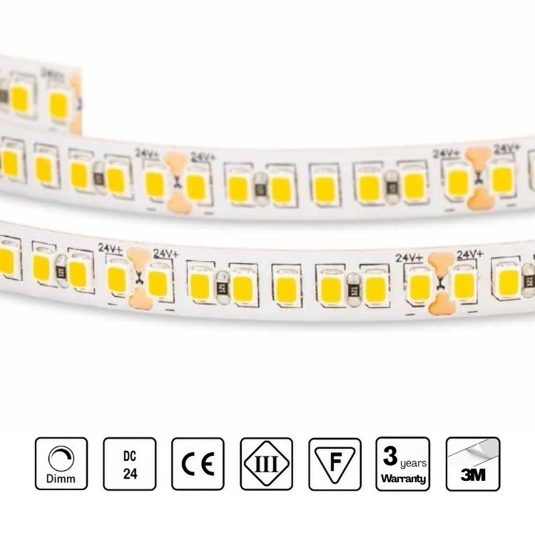 STRIP LED 24V 238 LED/m 19,2W/m CRI 90