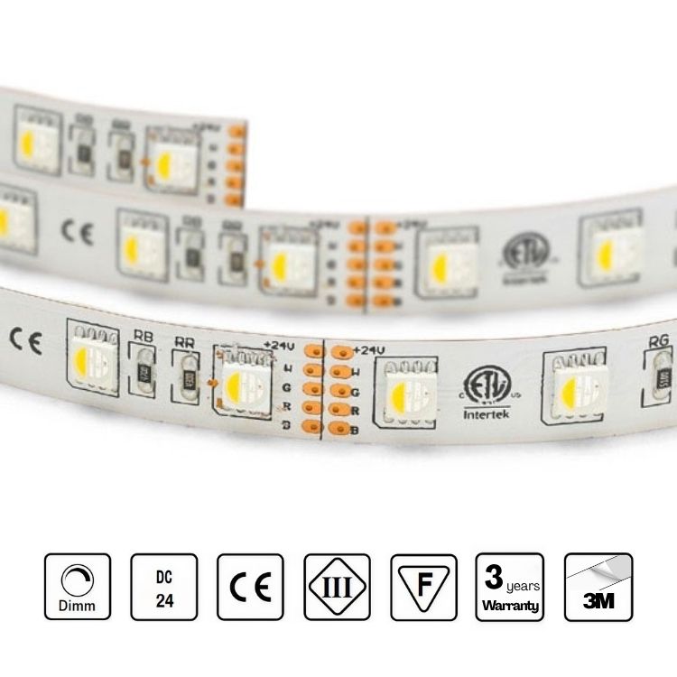 STRIP LED 24V 84 LED/m 26,9W/m RGBW