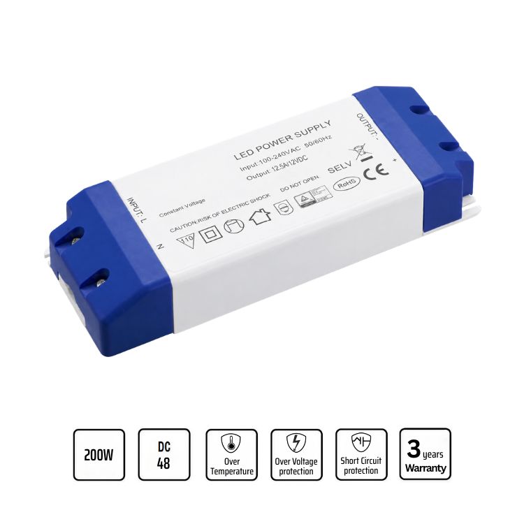 Alimentatore 48V 200W Ultrasottile