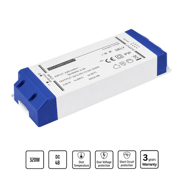 Alimentatore 48V 320W Ultrasottile