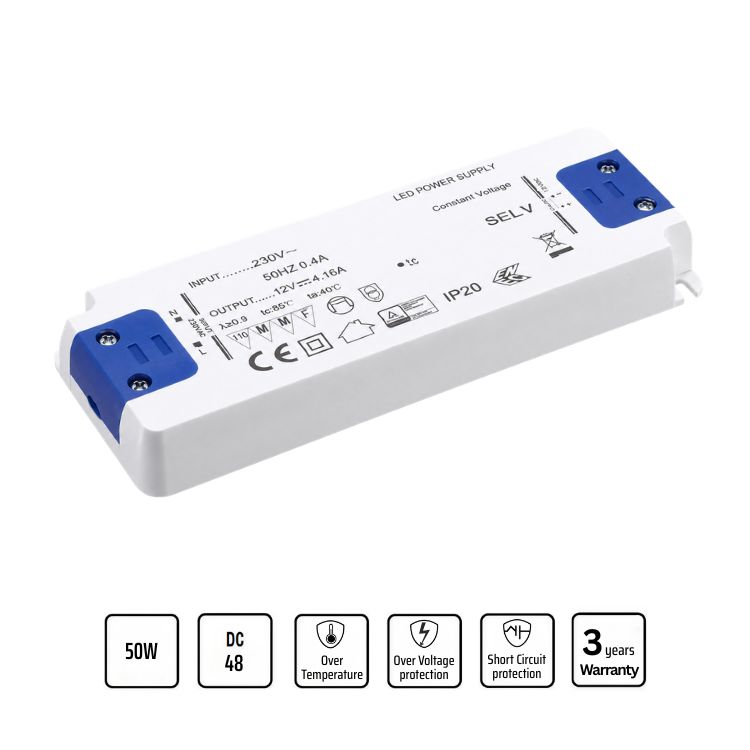 Alimentatore 48V 50W Ultrasottile