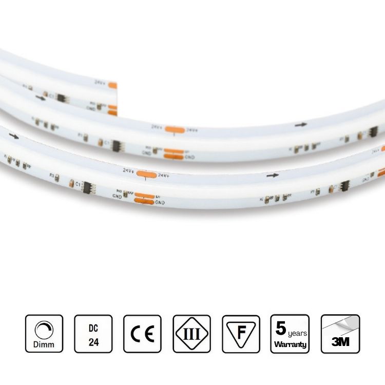 STRIP LED 24V 784 LED/m 22,5W/m RGBW
