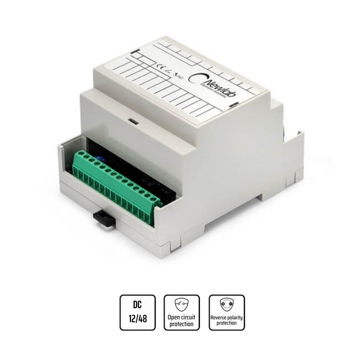 4-channel CV dimmer with DMX/PUSH/DALI/POT/0-10V/BLE input