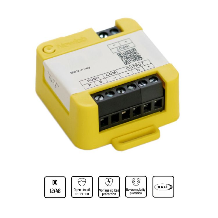 Dimmer 2 canali CV con ingresso DALI2/PUSH