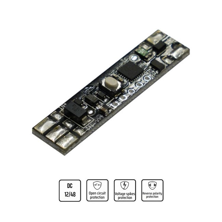 Dimmer monocanale CC con ingresso PUSH remoto