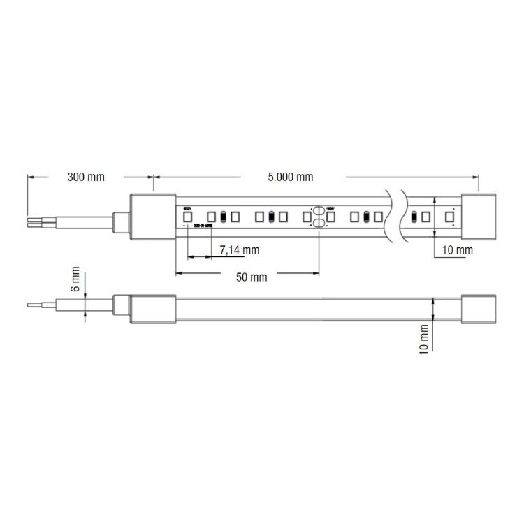 4W/m CRI 80 IP65