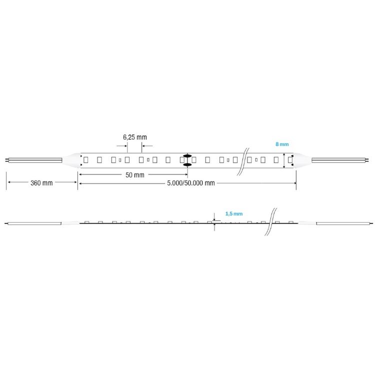 6W/m CRI 90