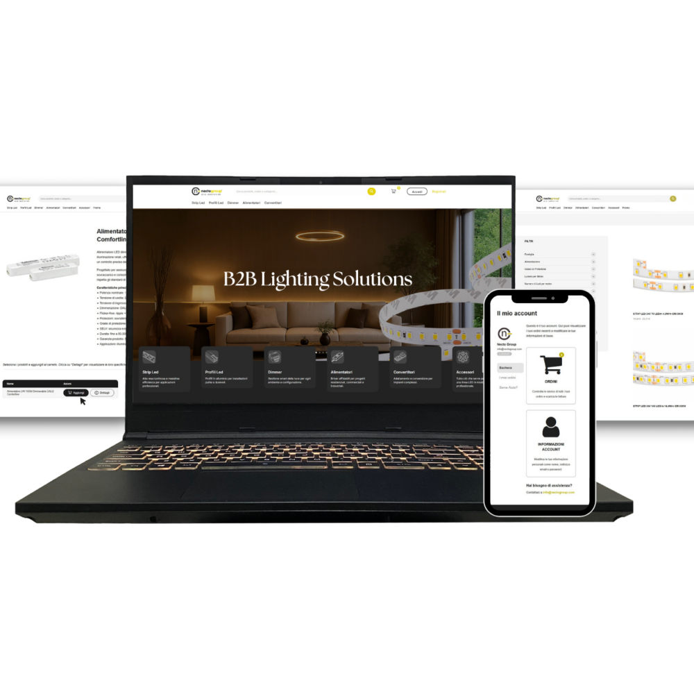Il nuovo portale B2B dedicato al Lighting è ora online