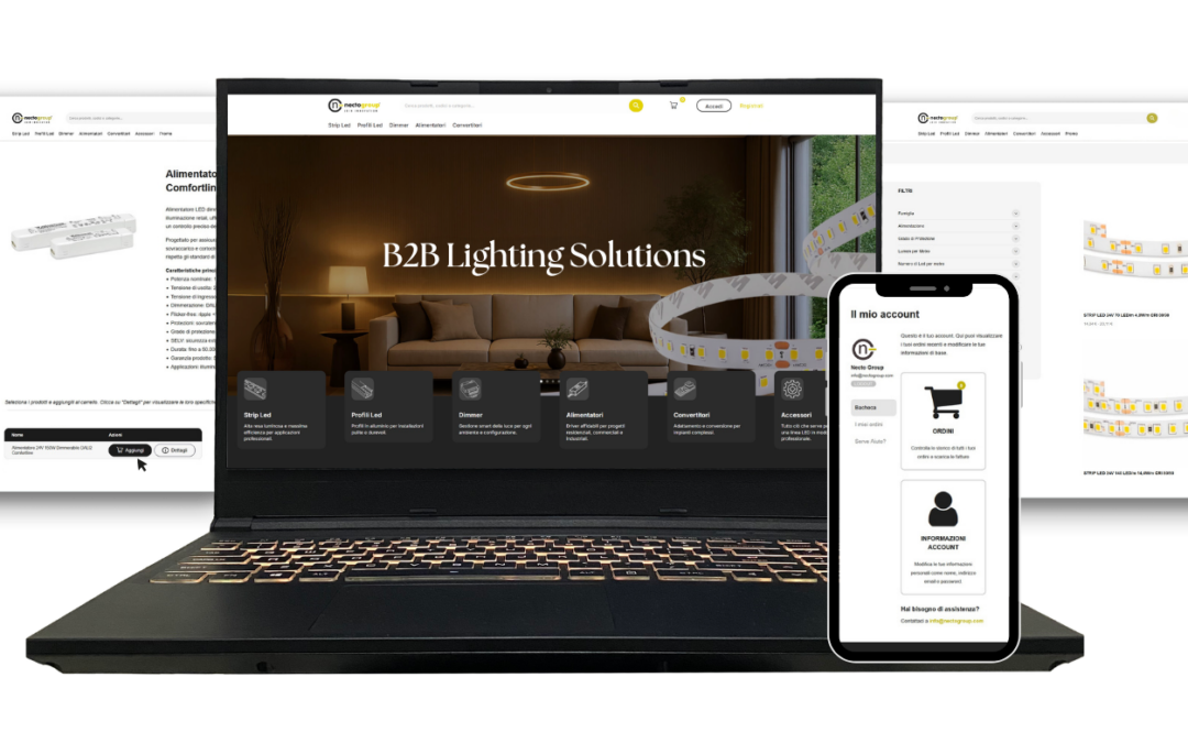 Il nuovo portale B2B dedicato al Lighting è ora online